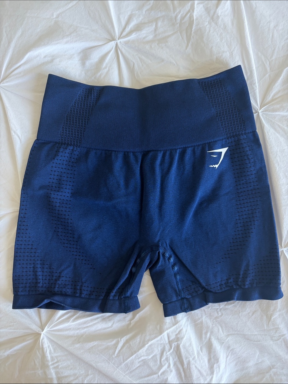 Gymshark Navy Seamless High-Waist Bike Shorts